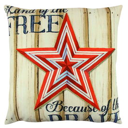 Aberto Design Cojín Multicolor 43 x 43 cm con Relleno de Silicona